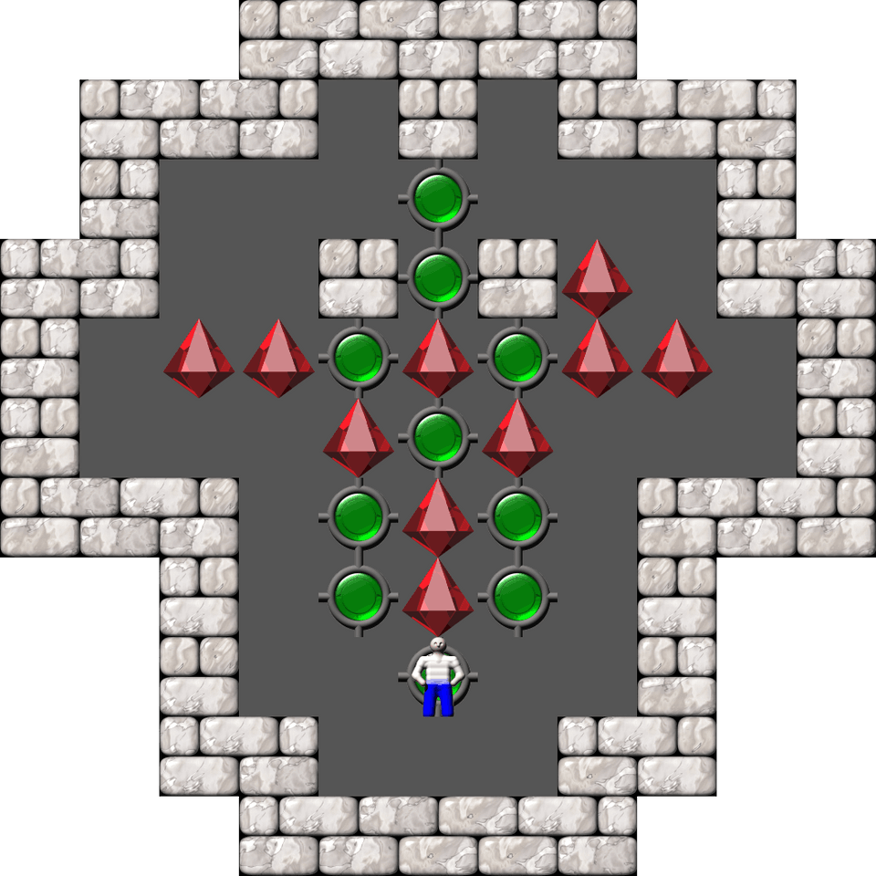 Sokoban Magic Pearls level 64